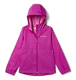 Columbia Youth Girls Switchback II Rain Jacket, Bright Plum, Large