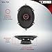DS18 GEN-X5.7 Coaxial Speaker - 5x7, 3-Way, 165W Max, 50W RMS, Black Paper Cone, Two Mylar Dome Tweeters, 4 Ohms - Clarity Unparalled by Other Speakers in Their Class (2 Speakers)