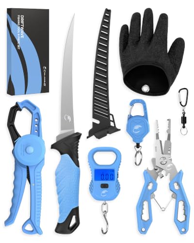 Calamus DriftWave 6pc Fishing Tool Kit, Fishing Gear, Fish Gift for Men - image 1