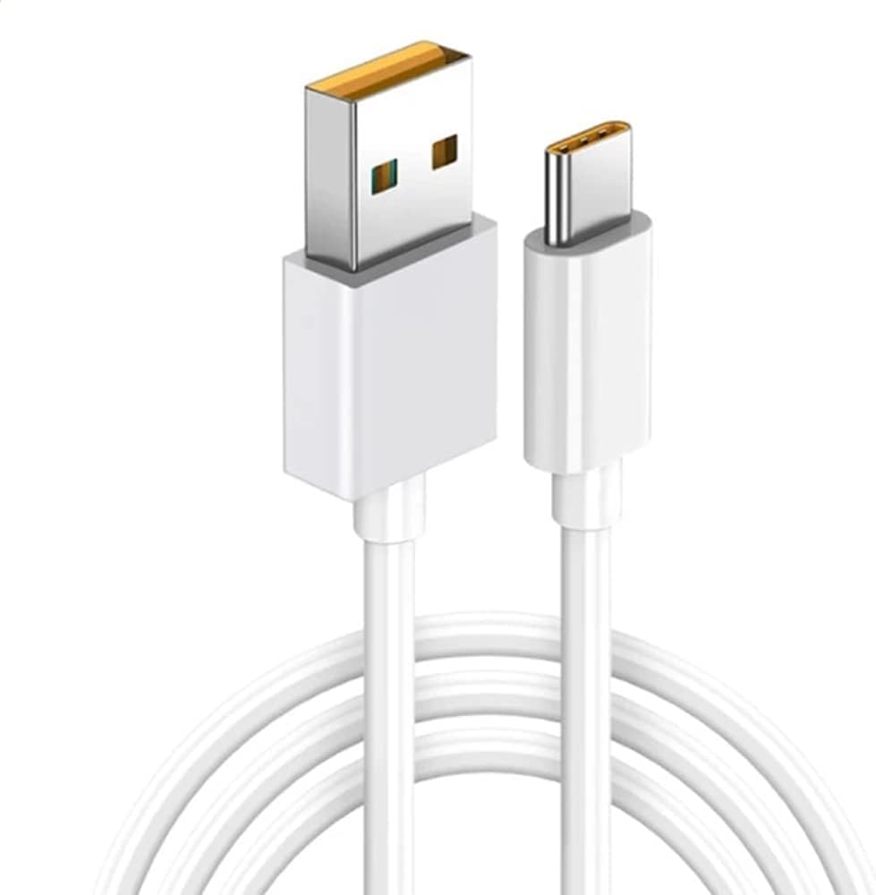 Realme Original 80W SuperVooc/Dart USB to Type C, Fast Charging Cable Compatible for Realme 12/11 Pro Plus/11 Pro/Narzo 60 Pro/60/Realme 10 Pro Plus/10 Pro,/9 Pro/Narzo 50 Pro/50/9 PRO