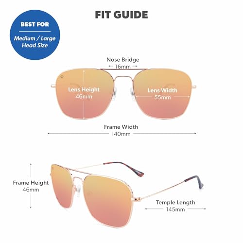 Image of Knockaround Polarized Navigator Sunglasses for Men & Women - UV Protection