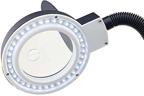 Szkło powiększające do odczytu naprawa mobilna lampa biurkowa z czytaniem 40 diod LED dla osób starszych Zoom 5 razy 10 razy z skrzynką narzędziową lupa Led konserwacja czytanie little surprise