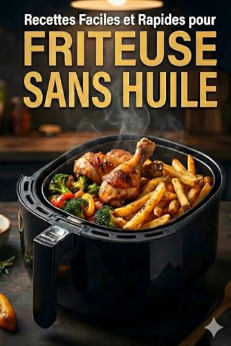 Recettes Faciles et Rapides pour Friteuse sans Huile: 60 Idées de Repas Sains et Croustillants (Volailles, Viandes, Poissons, Légumes et Desserts)
