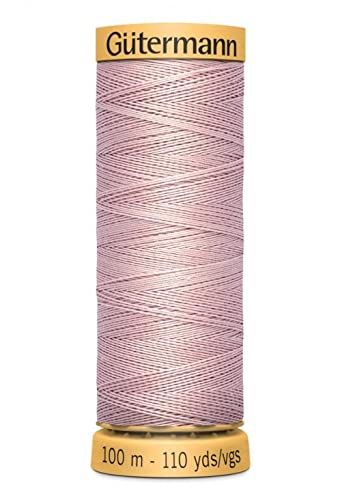 Hilo de coser de algodón natural Gutermann, 100 m, color 3117, unidad miniatura 1