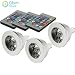 5 Pack 12V AC/DC 3W MR16 16 Color Changing LED Bulb Remote Control RGB LED Spotlight