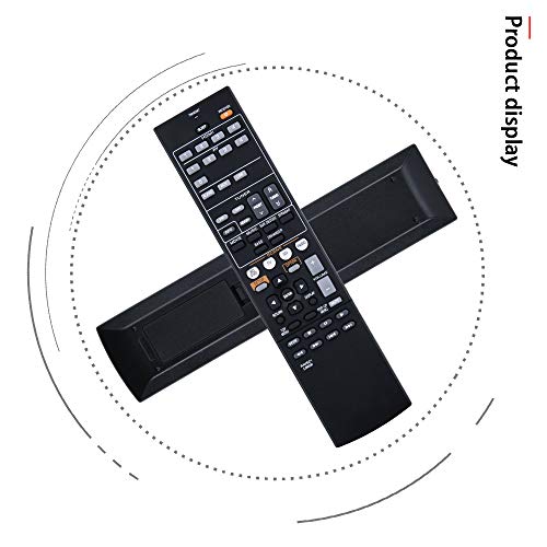 Spare Remote Control Replacement For Yamaha Rav521 Audio Receiver，Compatible With Rx-V377, Rx-V373, Rx-V375, Rx-V385, Rx-V475, Htr-3067, Yht-4910U #TOP2