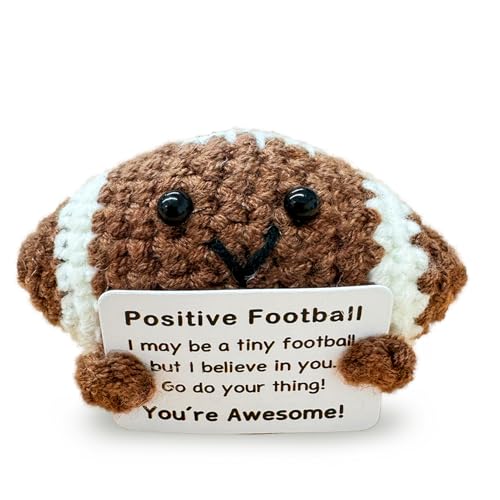 Funny Crochet Mini Football Gift for Football Lovers,Birthday Gif...
