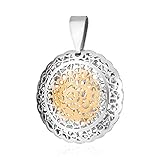 Anhänger 925 Silber teils vergoldet Markenschmuck Alfa Karat