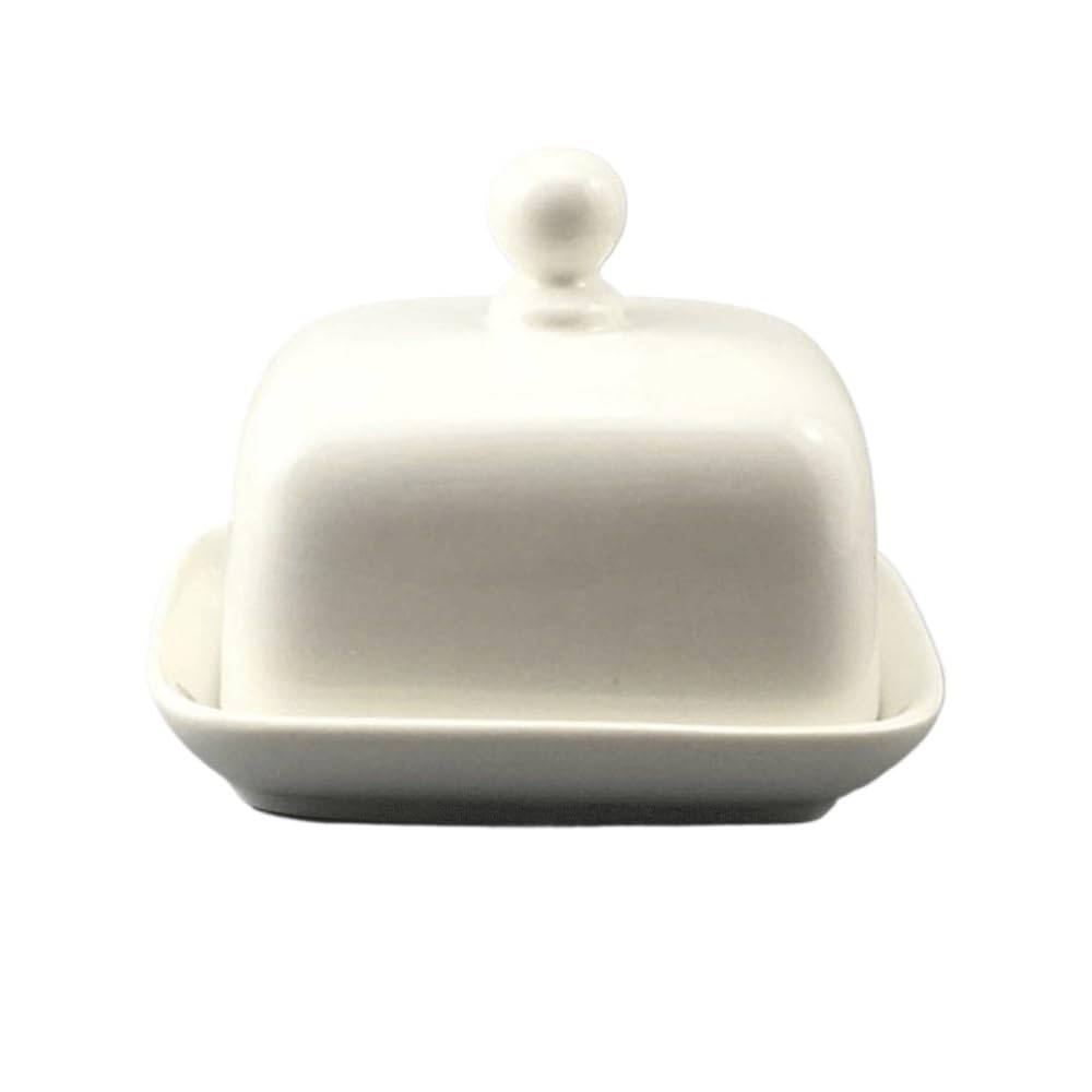 ZYYANSHOP Butter Dish Butter Box Ceramic Cleansing Soap with Lid for Home, Kitchen Utensils