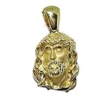Cara de Cristo pequeña de oro amarillo de 18k Peso: 7.15 gr de oro de 18k SIN CADENA Tamaño; 2.20 cm de alto (sin el asa) por 1.80cm de ancha