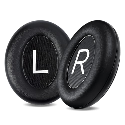 Almohadillas de Repuesto para Bose 700 - Cushiones de Piel de Proteína y Memory Foam para Auriculares Bose Noise Cancelling 700 (NC700) - Mejor Sonido y Aislamiento, Fácil Instalación (Negro)