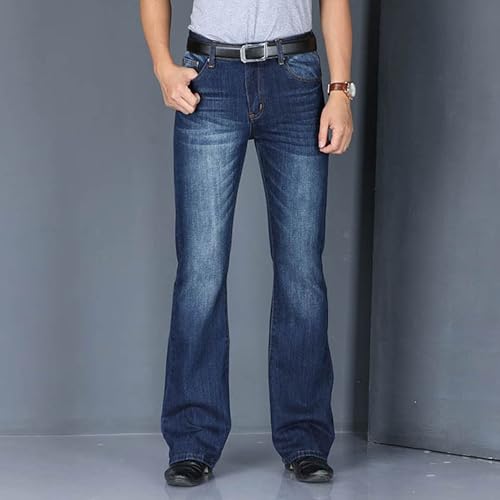 Jeans vintage coupe ajustée évasée et authentique bas cloche - 2