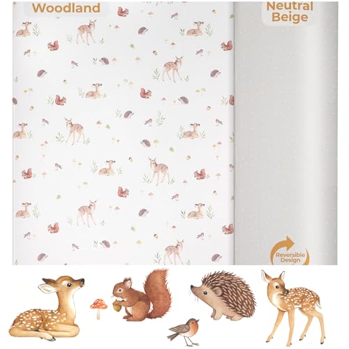 Image of Bubzi Co Non Toxic Large Baby Play Mat for Floor, Padded Tummy Time Mat for Babies Learning to Walk or Crawl, Thick Foam Nursery Playroom Rug 0 6 12 Months