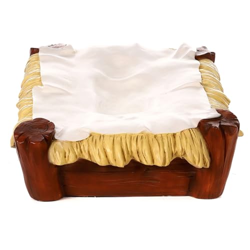 Holyart Crib for 110 cm Nativity Scene, indistructible material, outdoor