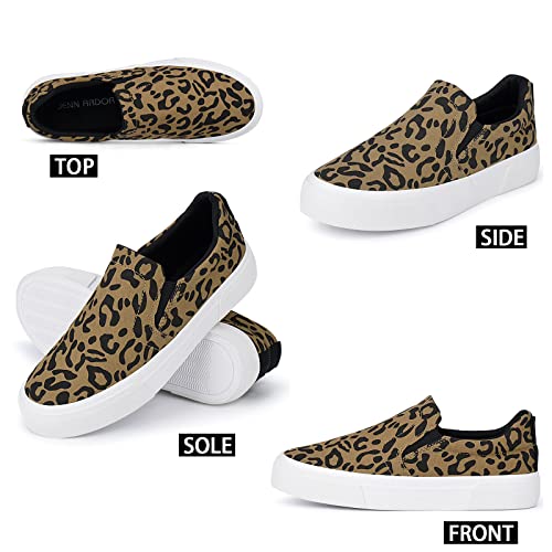 Image of JENN ARDOR Slip On Sneakers Women Comfortable Walking Slip On Shoes Women Memory Foam Womens Fashion Loafers for Women Casual Shoes for Women Flats