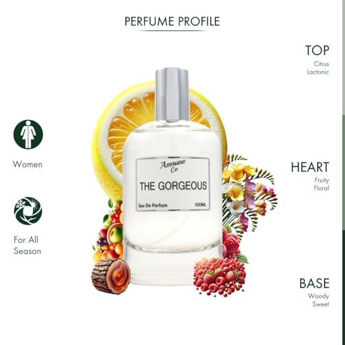 Image of The Gorgeous | Luxury Women Eau De Parfum | Fruity Woody Floral | Strong & Long Lasting Fragrance for Woman | Luxury Gift for Women | 100 ml