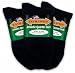 Extra Wide Comfort Fit Athletic Quarter (Anklet) Socks for Men - Black - Size 12-16 (up to 6E wide) - 3PK