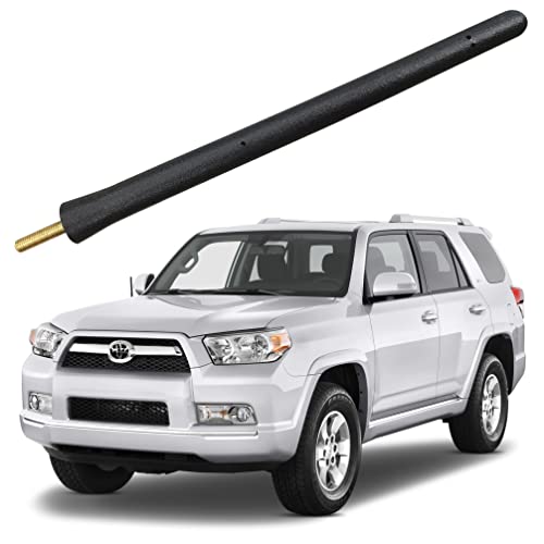 Short Antenna for Toyota 4Runner (2010-2017), Toyota 4Runner Antenna - 6 3/4 Inch Car Wash Proof, Internal Copper Coil Antenna Mast Replacement