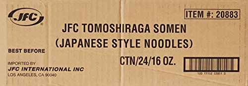 J-Basket Dried Tomoshiraga Somen Noodles, 16-Ounce (Pack Of 24) #TOP2