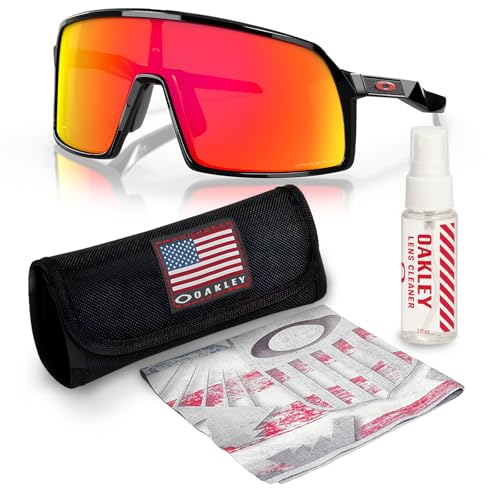 Image of Oakley SUTRO S OO9462 Shield Shape Sunglasses With Official Eyewear Kit | Men's & Women's Sunglasses