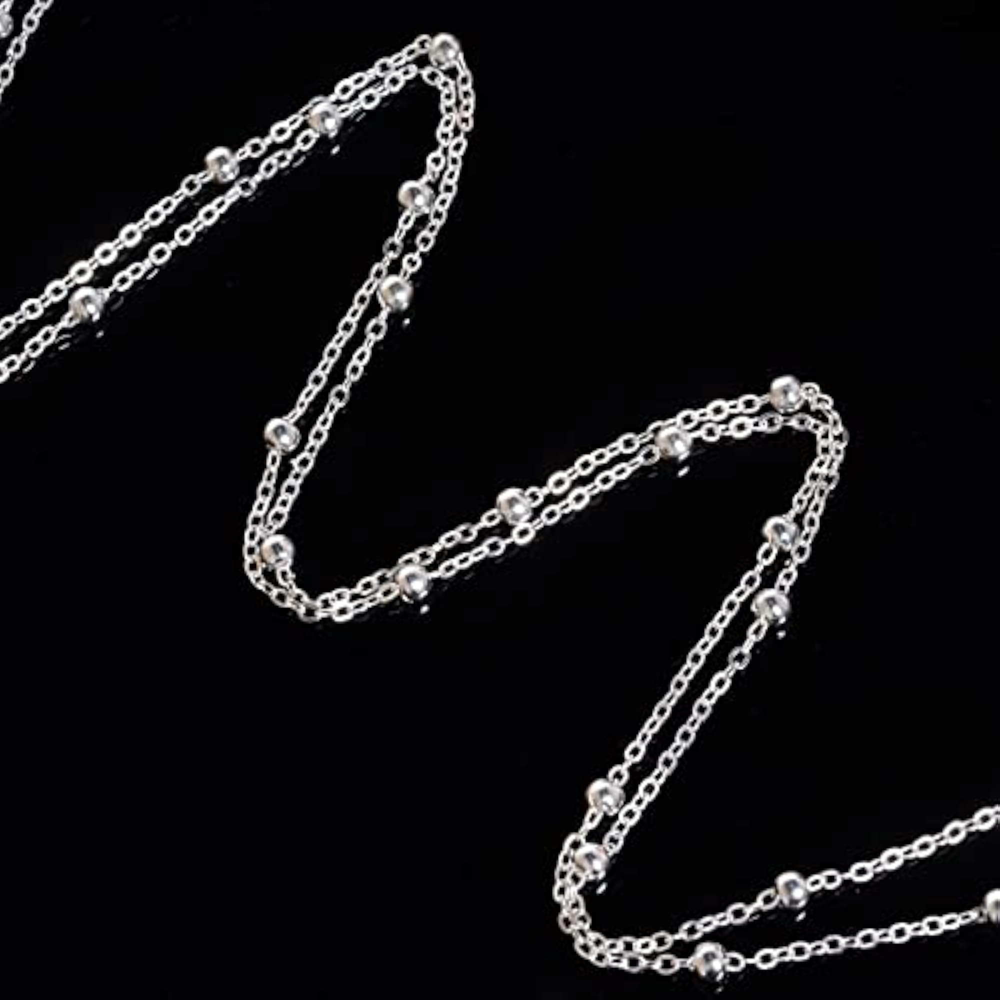 6Pcs Rhinestone Hair Chains Clip-In Accessories