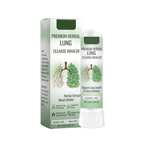 Inhalador Natural De Hierbas Para Desintoxicación Pulmonar,Inhalador Nasal,Uso Diario,Para Adultos,1pcs