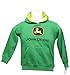 John Deere Boys Green Trademark Logo Hoodie Sizes 5 6 7 (US, Age, 6 Years, Green)