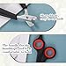 Lasnten 2 Pcs Bird Nail Grinder with Clipper Bird Nail Trimmer File Pet Grooming Tool for Parrot Budgerigars Parakeets Myna Conure Finches Lovebirds(Black)