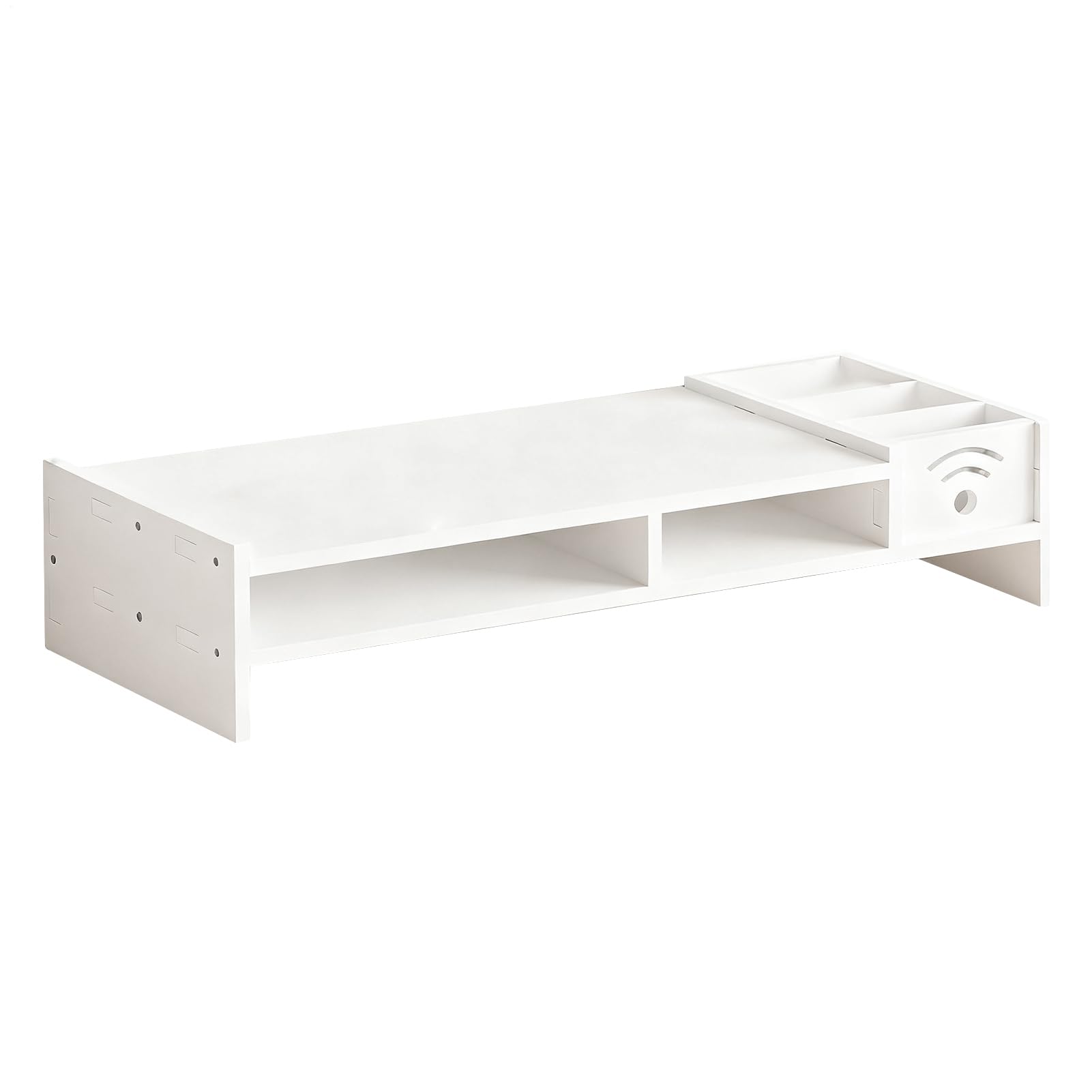 Support d'écran de bureau contre le mal de dos et plateau de rangement