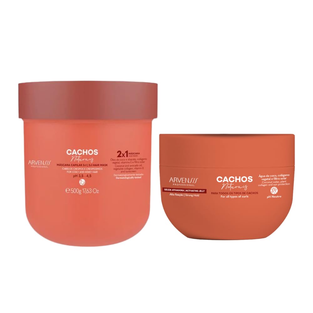 Kit Arvensis Máscara 2x1 + Geleia Alta Fixação 250 gr | Amazon.com.br