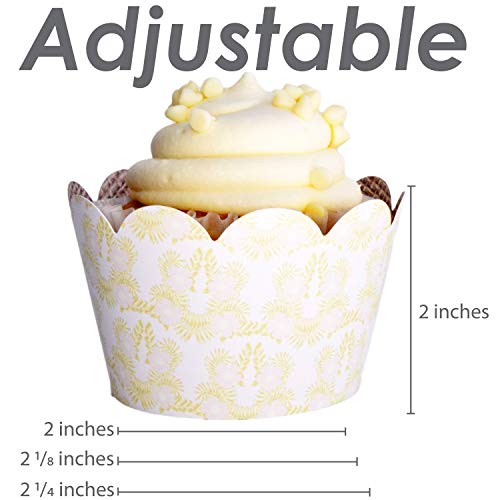 Burlap Cupcake Wrappers - 36 Reversible | Fall Party Supplies, Rustic Baby Shower Decorations, Horse Birthday, Cowgirl Theme Cup Cake Liners, Country Wedding Dessert Table Display, Gender Neutral #TOP3