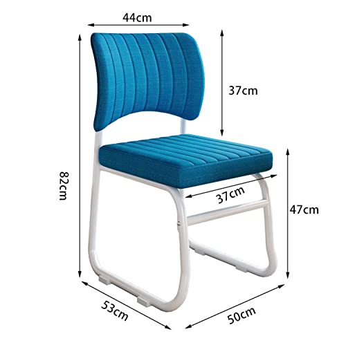 Chaise de travail en lin de qualité avec dossier ergonomique - 2