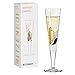 Produktbild RITZENHOFF 1071033 Champagnerglas 200 ml  Serie Goldnacht Nr. 33  Gepard-Motiv mit Echt-Gold  Made in Germany