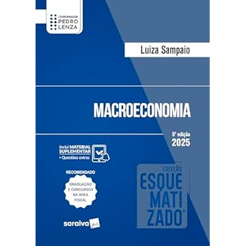 Capa do livro Macroeconomia Esquematizado - 6ª Edição 2025