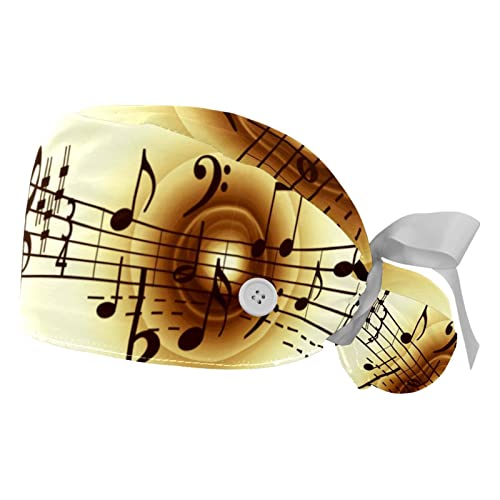 Casquettes de travail JDEZ pour éliminer la sueur chapeaux ajustables musique lot de 2