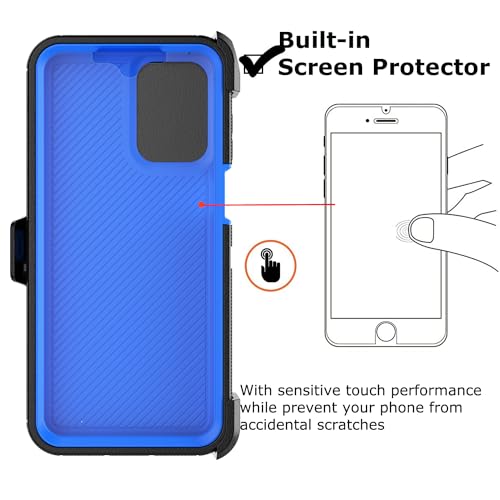 Coque Moto G Play 2024 4G robuste抗震防尘保护壳带背夹 - 4