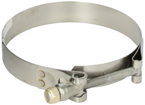 Trident Marine 720-3120 Stainless Steel T-Bolt Hose Clamps, 3/4", Range 3.78" to 4.09"