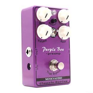 Versatile Sound Options: The for Moskyaudio Preamp Overdrive Pedal offers a wide range of tonal possibilities, enabling guitarists to achieve everything from pristine clean tones to rich overdriven sounds, enhancing your overall performance with ease...
