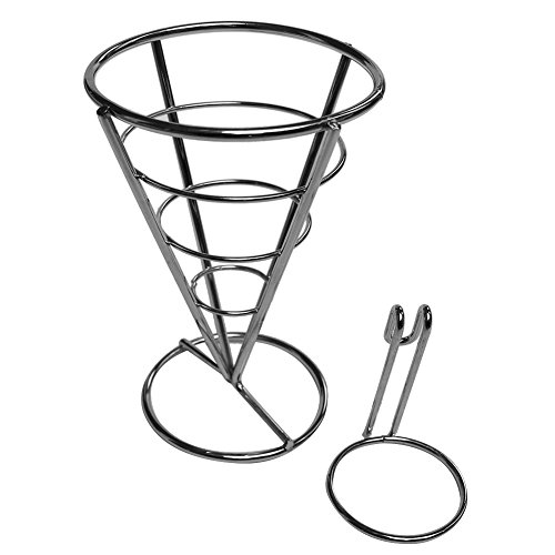 Houder voor friet van metaal, friet houder voor snackbar voor feestjes in het restaurant thuis - Image 5