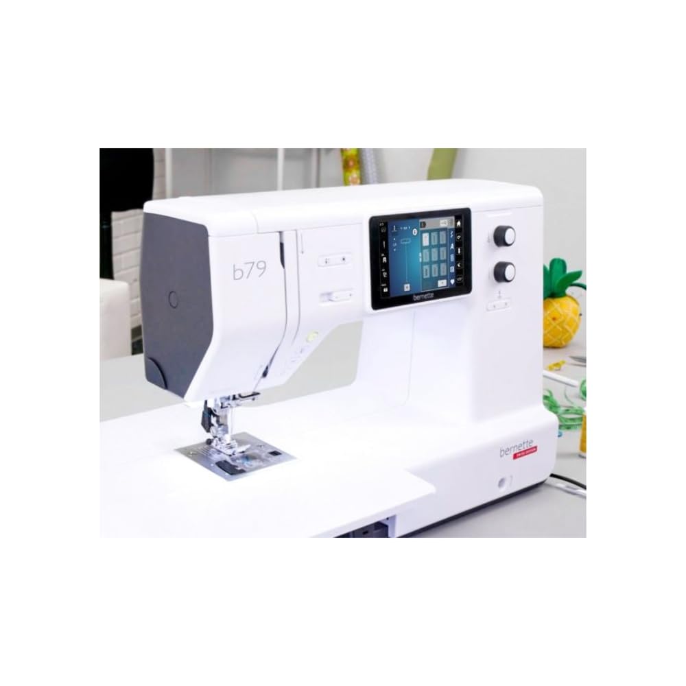 Bernette B79 Computer Näh- und Stickmaschine inkl. 2 Sticksoftware Modulen | für optimale Näh- und Stickergebnisse und hohem Nähkomfort