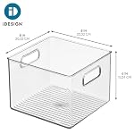 iDesign Clear Plastic Storage Bins, 4-Pack - Image 3