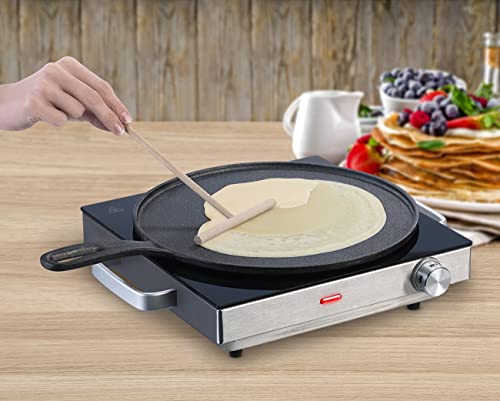 Gusseiserne Crêpe- und Grillpfanne von Rosenstein & Söhne