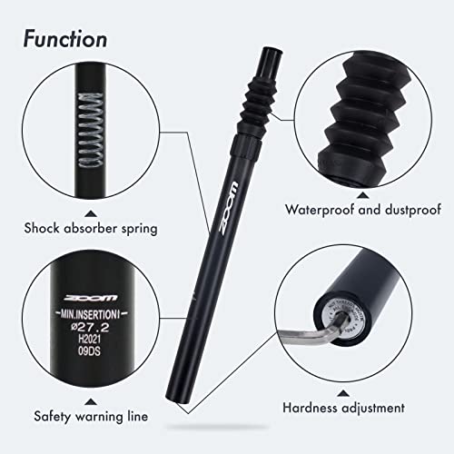 Djc Components SUSPENSION-STRAIGHT-NEW Djc Suspension Seatpost Straight Pillar Headless Bike Seat Post Shock Absorber thumb #2