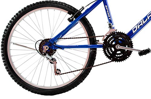 Bicicleta Aro 24 Masculina Sport 18 Marchas Azul