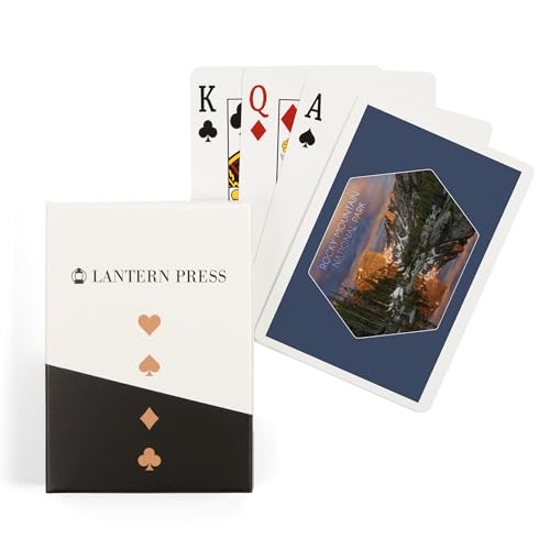 Lantern Press Rocky Mountain National Park, 52 cartas póker
