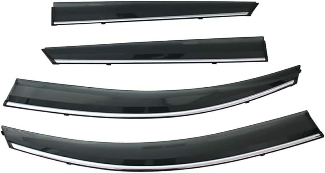 FengXH 4Pcs Smoke Tint Car Window Deflectors for Hyundai Tucson 2005-2014