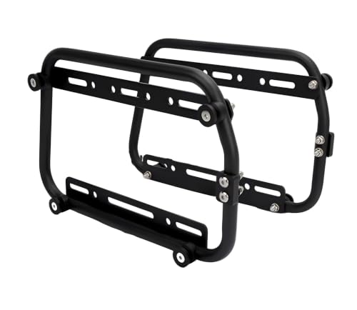 Support boîte latérale universel moto détachable rapidement pour bagages arrière