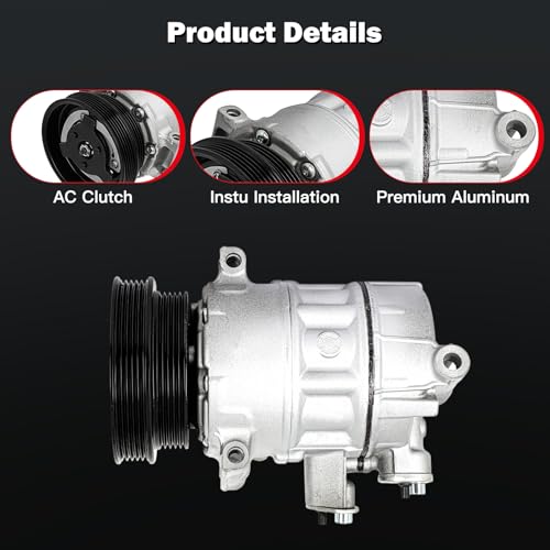 Image of Air Conditioning Compressor for Audi TT RS Quattro for Volkswagen Beetle