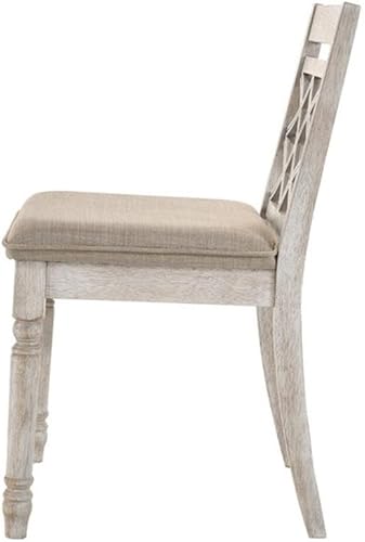 Miniatura 2 de Lilola Home Havanna - Juego de 2 sillas de tela contemporánea de 19 pulgadas de ancho con cojín