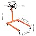 VEVOR Engine Stand, 1300 lbs (3/5 Ton) Rotating Engine Motor Stand with 360 Degree Adjustable Head, Cast Iron Motor Hoist Dolly, 4-Caster, 4 Adjustable Arms, for Vehicle Maintenance, Auto Repair